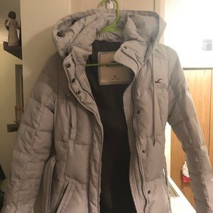 Hollister Puffer Coat w/ Belt
